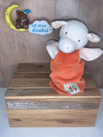 MR233 Doudou Marionette cochon 🐷 Moulin Roty
