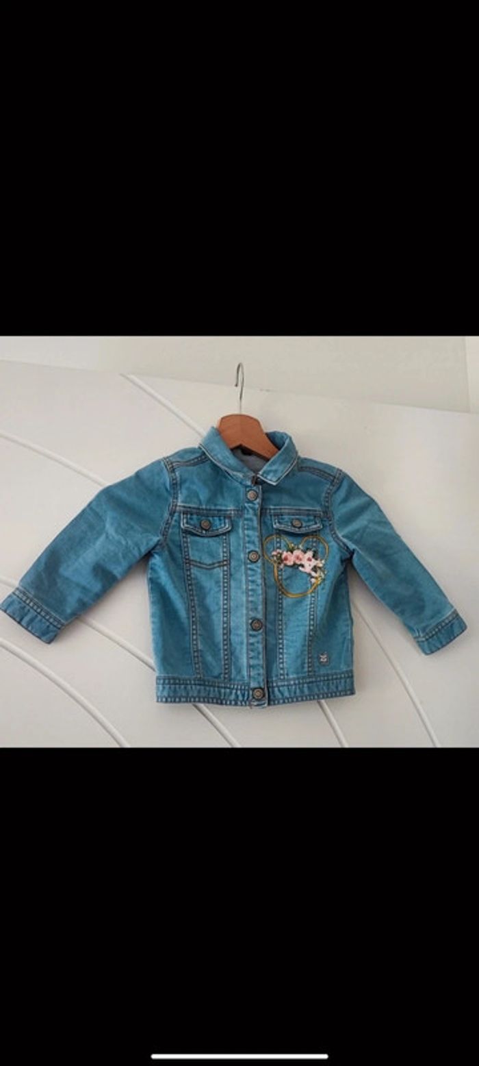 Veste en jean Minnie Disney - photo numéro 2
