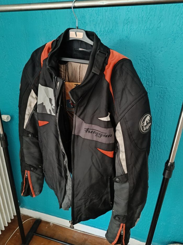 Blouson moto furygan taille XL protection épaule dorsale et coude. - photo numéro 6