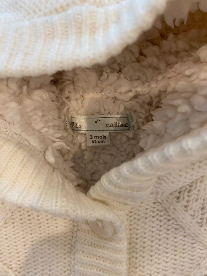 Veste à capuche bébé 3 mois - photo numéro 2