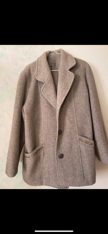 Manteau oversize en laine