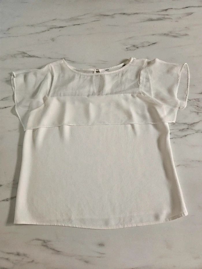 Débardeur avec voile blanc taille M - photo numéro 5