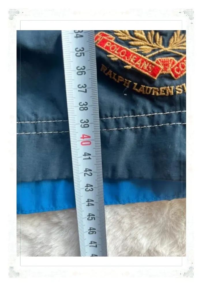 Short de bain Ralph Lauren vintage – Bleu marine – Taille XL – Classe à l’ancienne - photo numéro 11