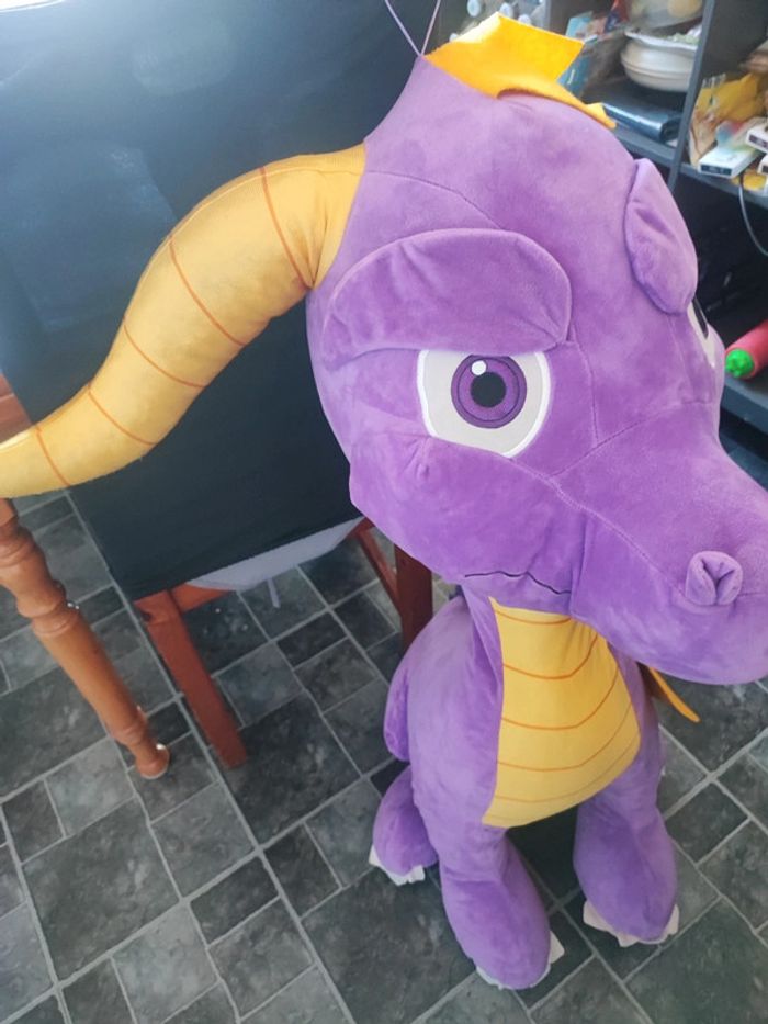 Rare Grande peluche 1 mètre spyro Activision xxl - photo numéro 3