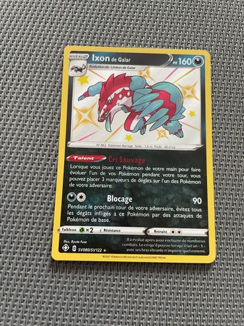 Carte Pokémon Ixon de Galar SV080/SV122 Destinées Radieuses FR