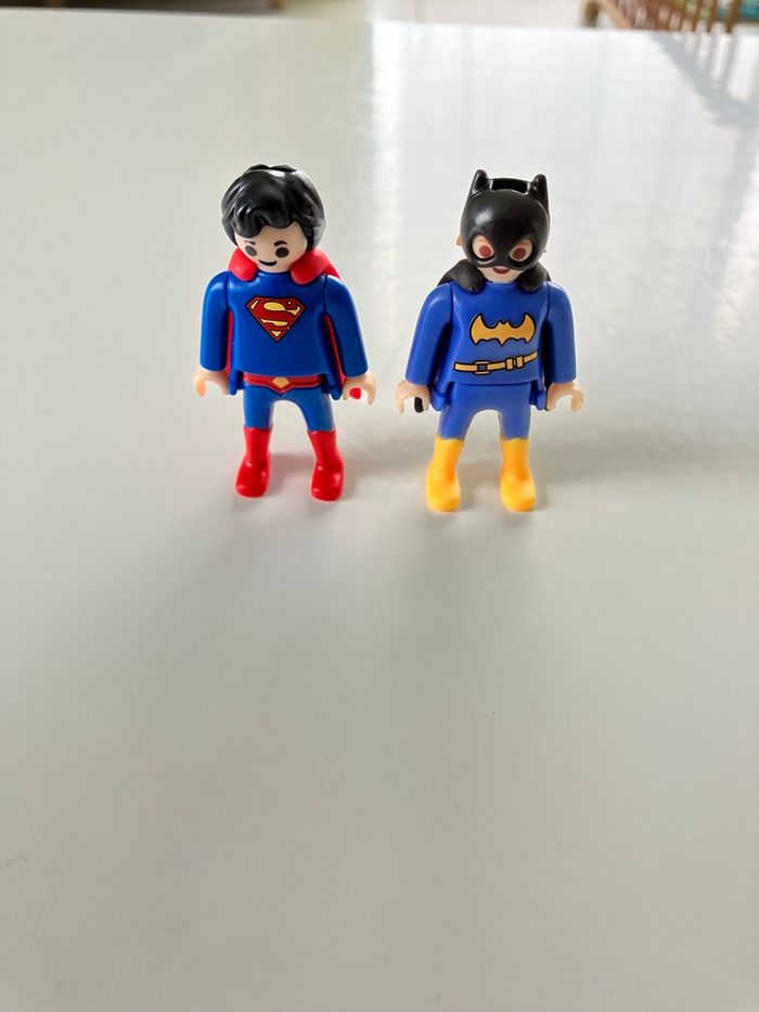 Lot 2 figurines dc comics playmobil