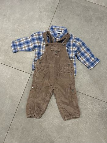 Ensemble chemise salopette