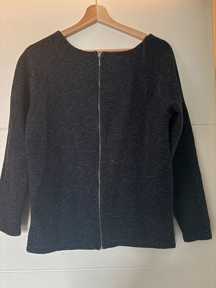 Pull bleu marine Naf Naf - photo numéro 3