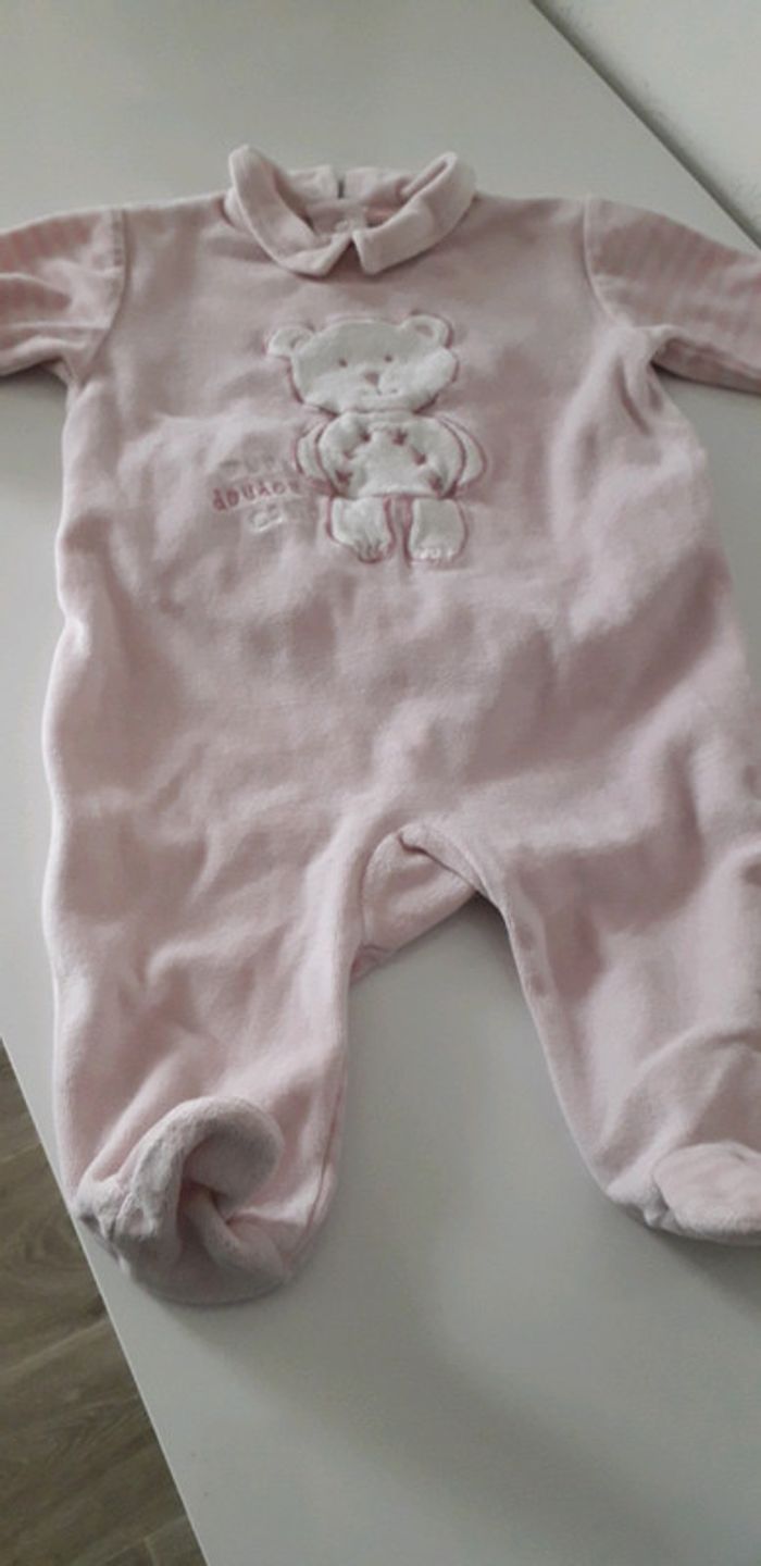 Pyjama velours 3 mois - photo numéro 2