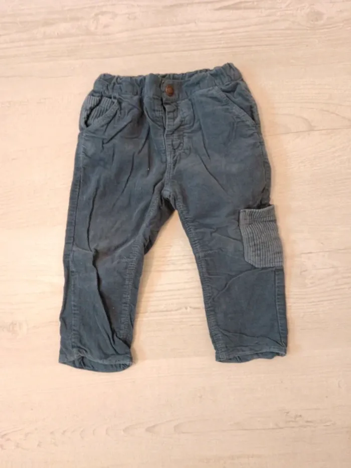 Pantalon velours 12 mois tex - photo numéro 5