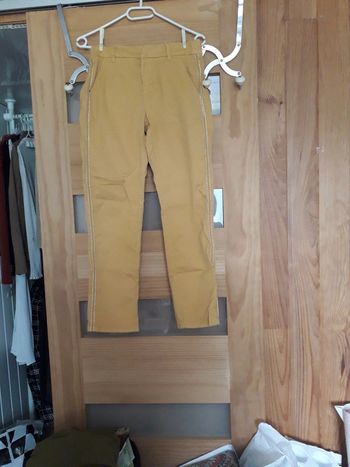 Pantalon breal moutarde