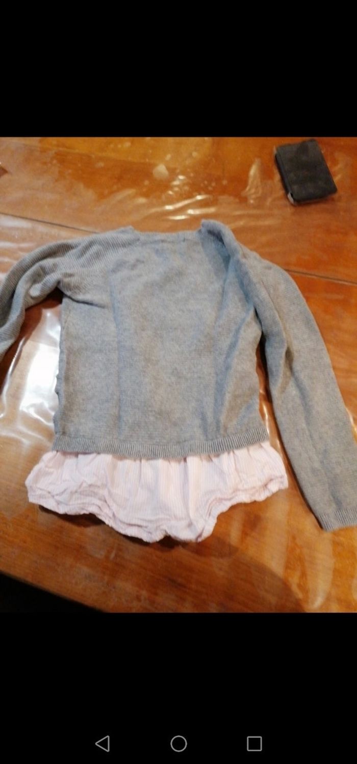 Pull gris - photo numéro 3