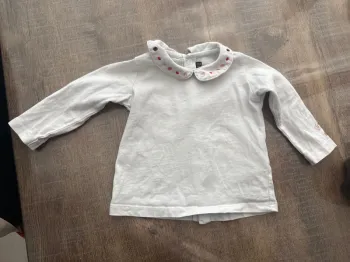 Chemisier blanc bébé