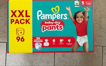 96 couches XXL PACK Pampers pants t5