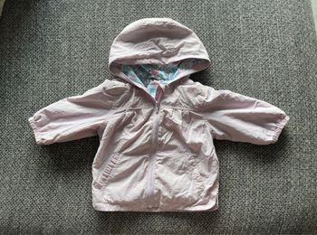 Veste à capuche lilas