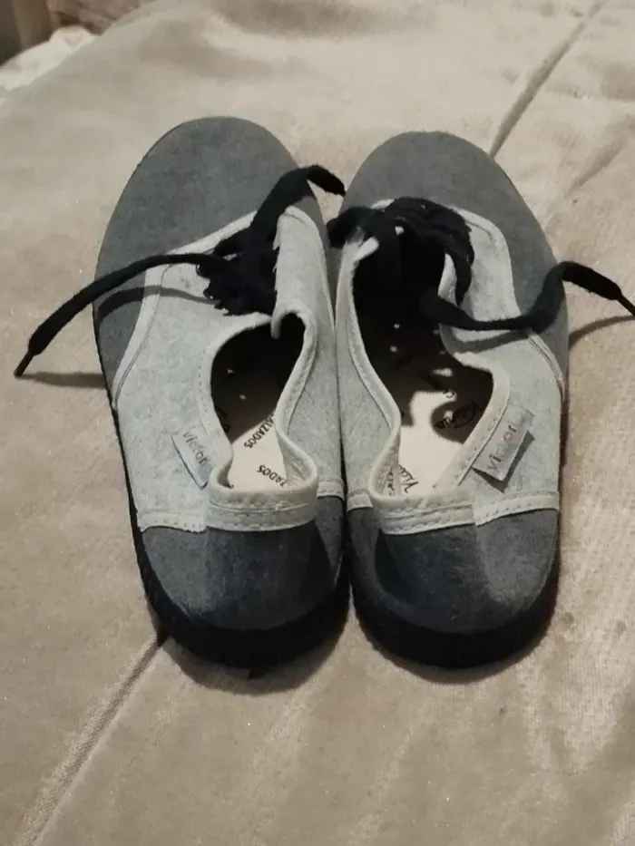 Espadrille Victoria gris unisex pointure 36