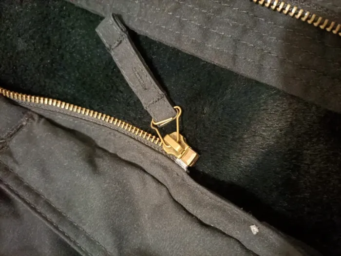 Manteau noir fourré Hollister taille M - photo numéro 9