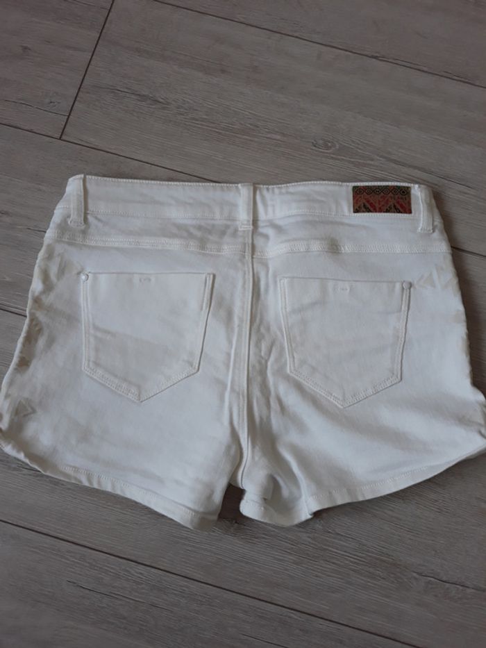 Mini short  blanc Bonobo - photo numéro 5