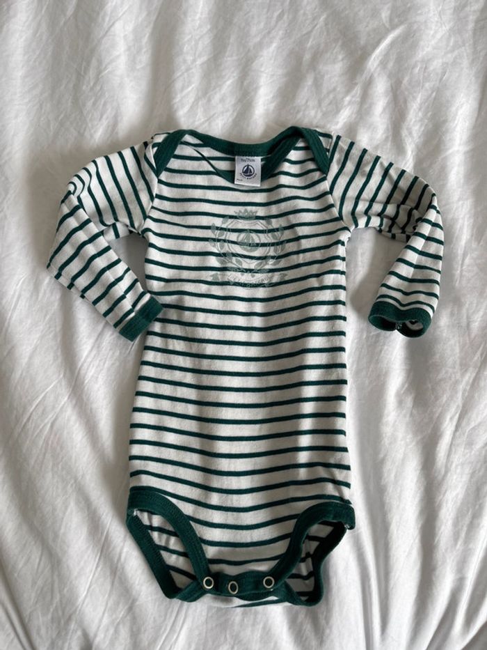 Lot de 3 bodies Petit Bateau 9 mois - photo numéro 4