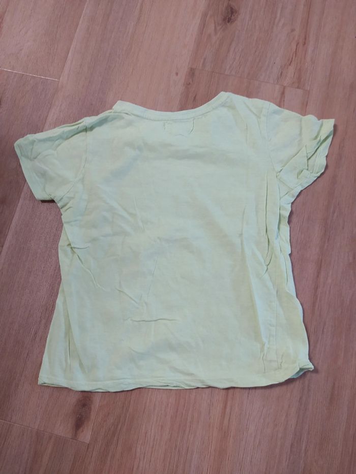 T-shirt 8 ans DPAM Surf vert pomme - photo numéro 3