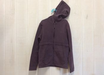 Gilet polaire à capuche violet - Domyos - 14ans