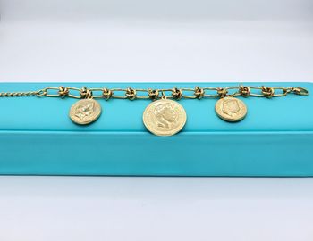 Gourmette en acier inoxydable