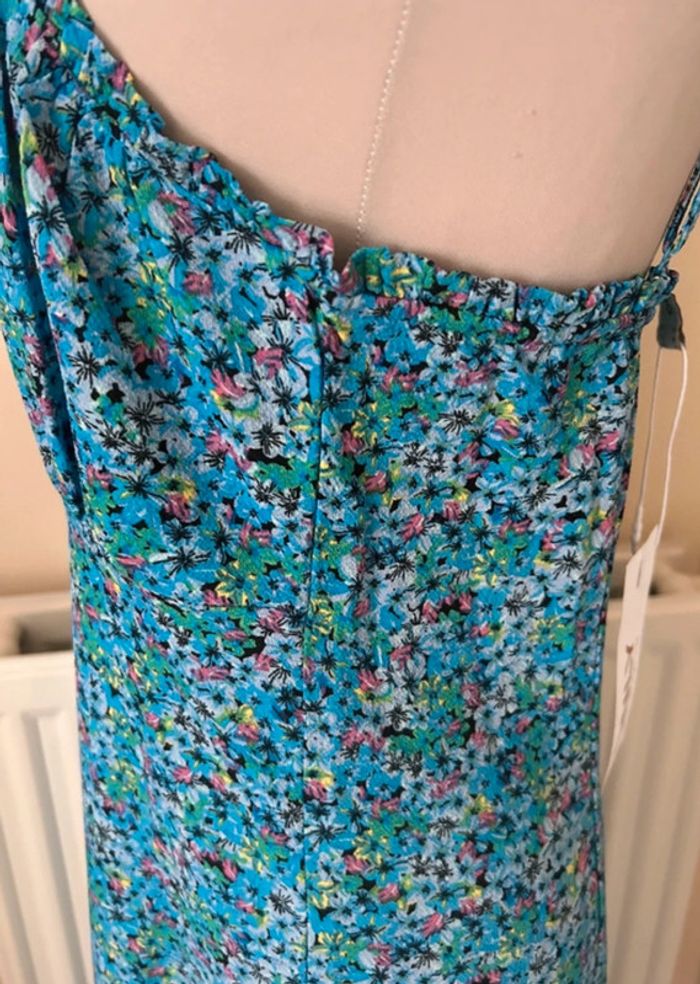 Robe longue fleurie, bleue, Only - photo numéro 8