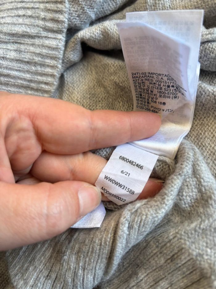 Pull gris basique, Tommy Hilfiger - photo numéro 14