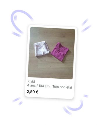 🩷 Ensemble 4 ans Kiabi/Lisa Rose #emyfleury_4ansfille