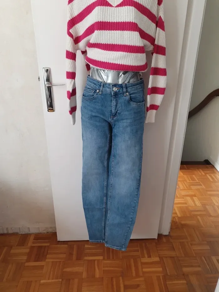 Jeans droit push up