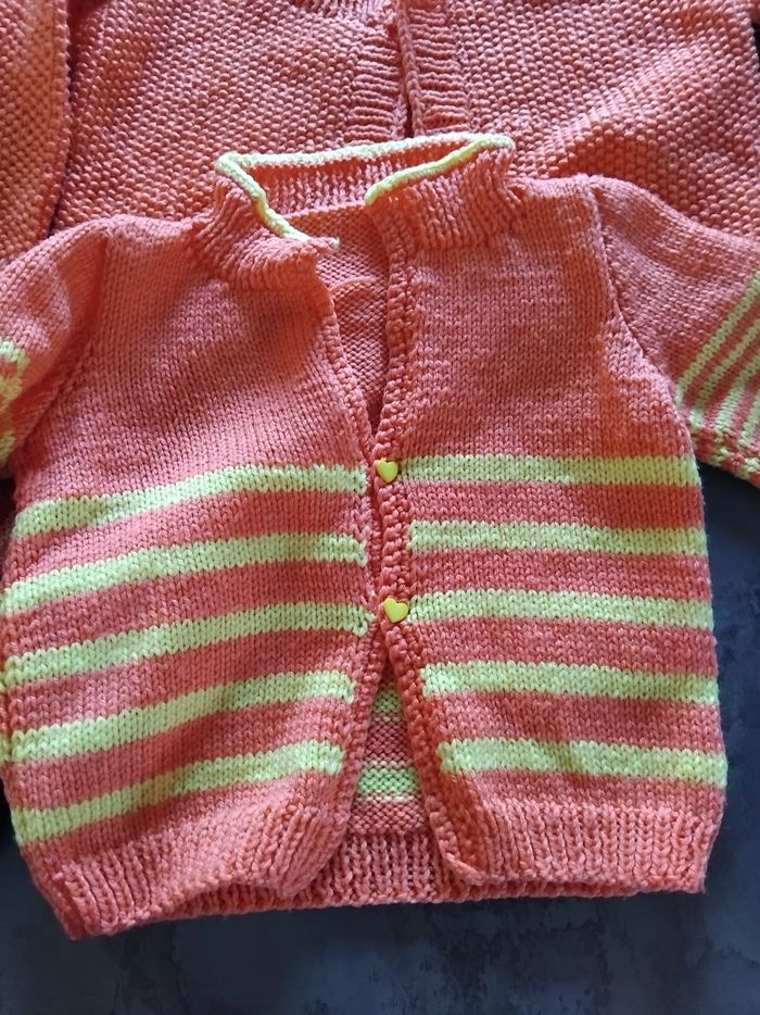 Lot gilet laine fille - photo numéro 7