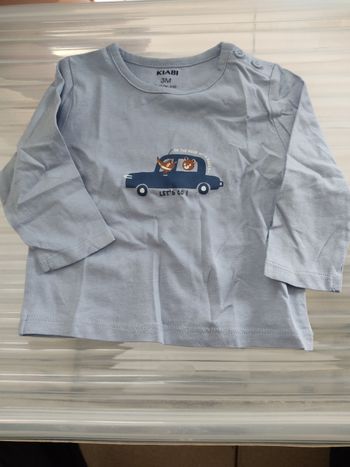 T-shirt manche longue 3 mois