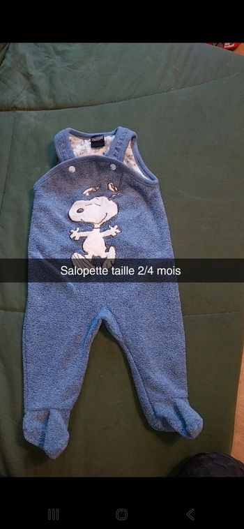 Salopette snoopy
