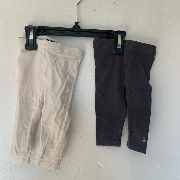 2 leggings bébé fille