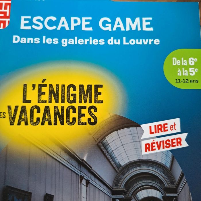 Escape game cahier de vacances 6ème/5eme #nathan - photo numéro 2