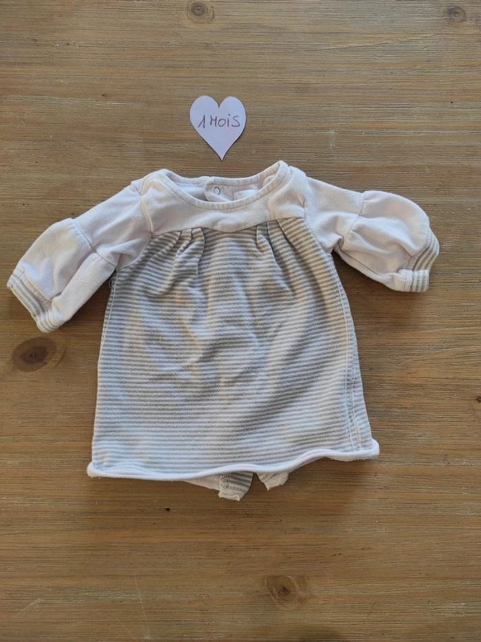 T-shirt manches longues 1 mois