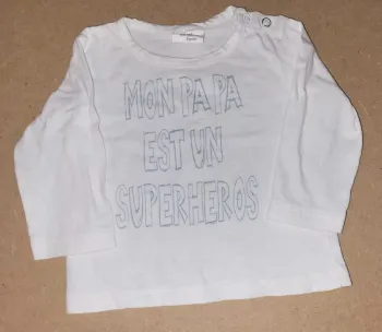 T-shirt ML 6 mois / Kiabi