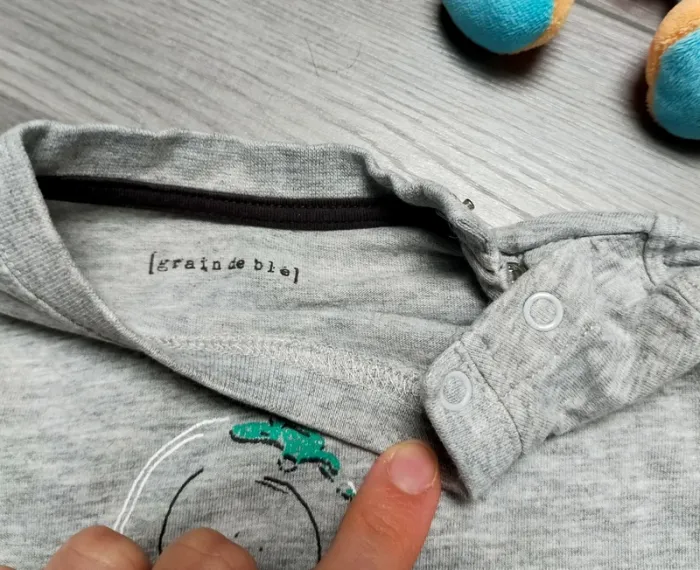 Ensemble t-shirt et jeans garçon 6 mois Tape à l'oeil - photo numéro 3