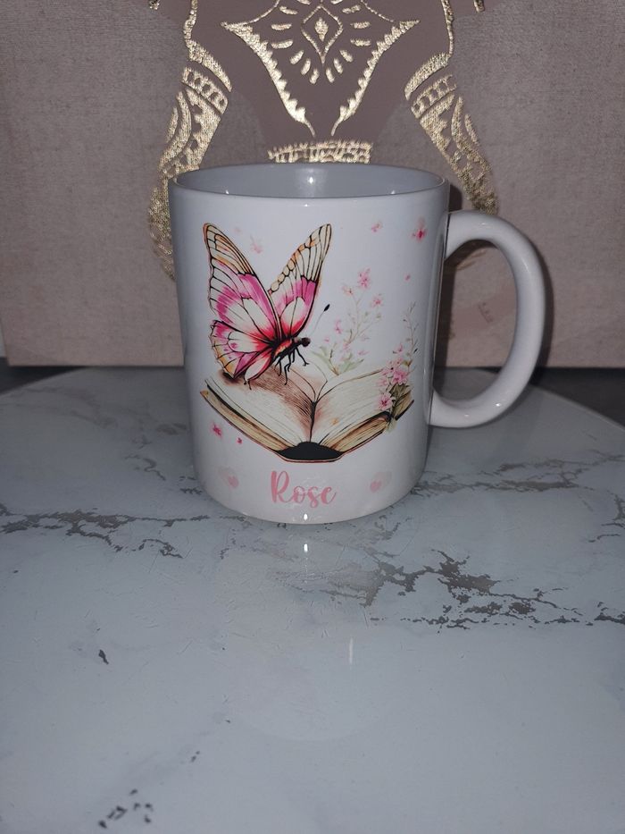 Mug papillon personnalisé