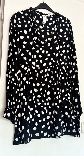 Robe fluide à pois