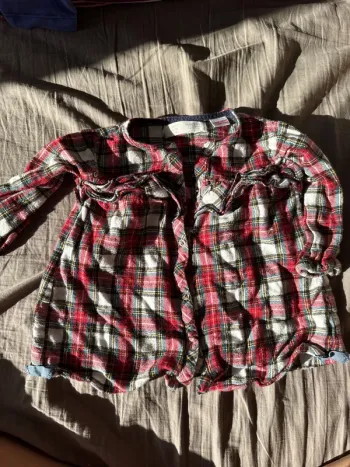 Zara blouse en flanelle 92