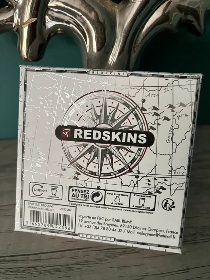 Bracelet Redskins Pierres Naturelles - photo numéro 2
