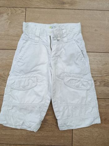 Bermuda blanc verchant