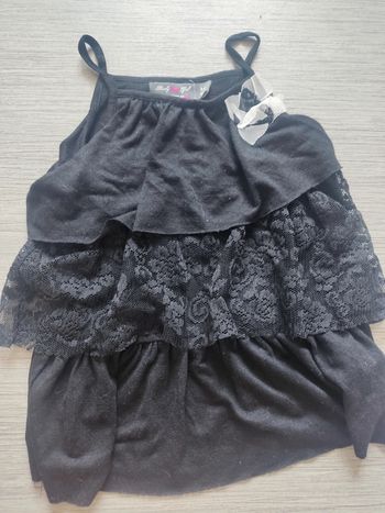 Robe dentelle et fronces