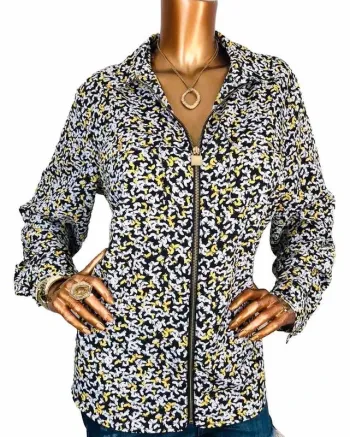 Chemise Michael Kors papillons zip doré – T.L