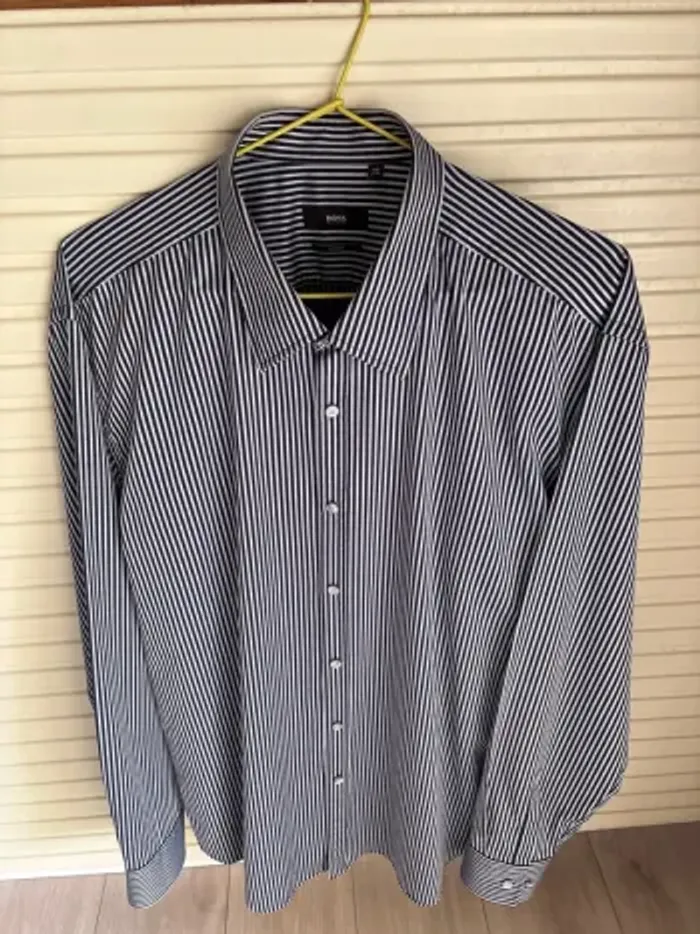 Chemise Hugo Boss slim fit rayées
