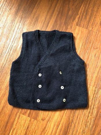 Gilet sans manche marine