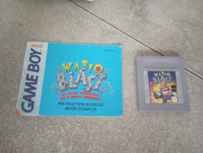 Jeu nintendo gameboy wario blast