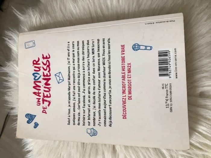 Livre Un Amour de Jeunesse de Margot Malmaison - photo numéro 3