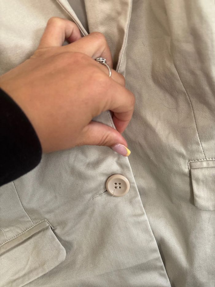 Veste blazer beige - photo numéro 4